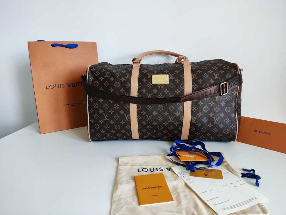 Louis Vuitton Torba podróżna, na siłownię, weekendowa, skóra 811-86