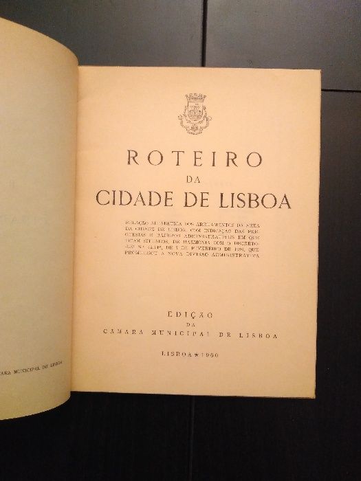 Raro - Roteiro da Cidade de Lisboa - 1960