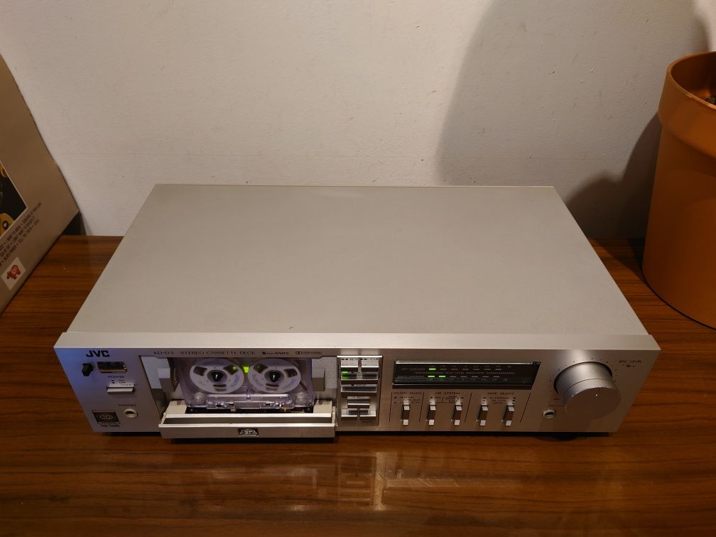 JVC KD-D3 magnetofon kasetowy, vintage lata 80te