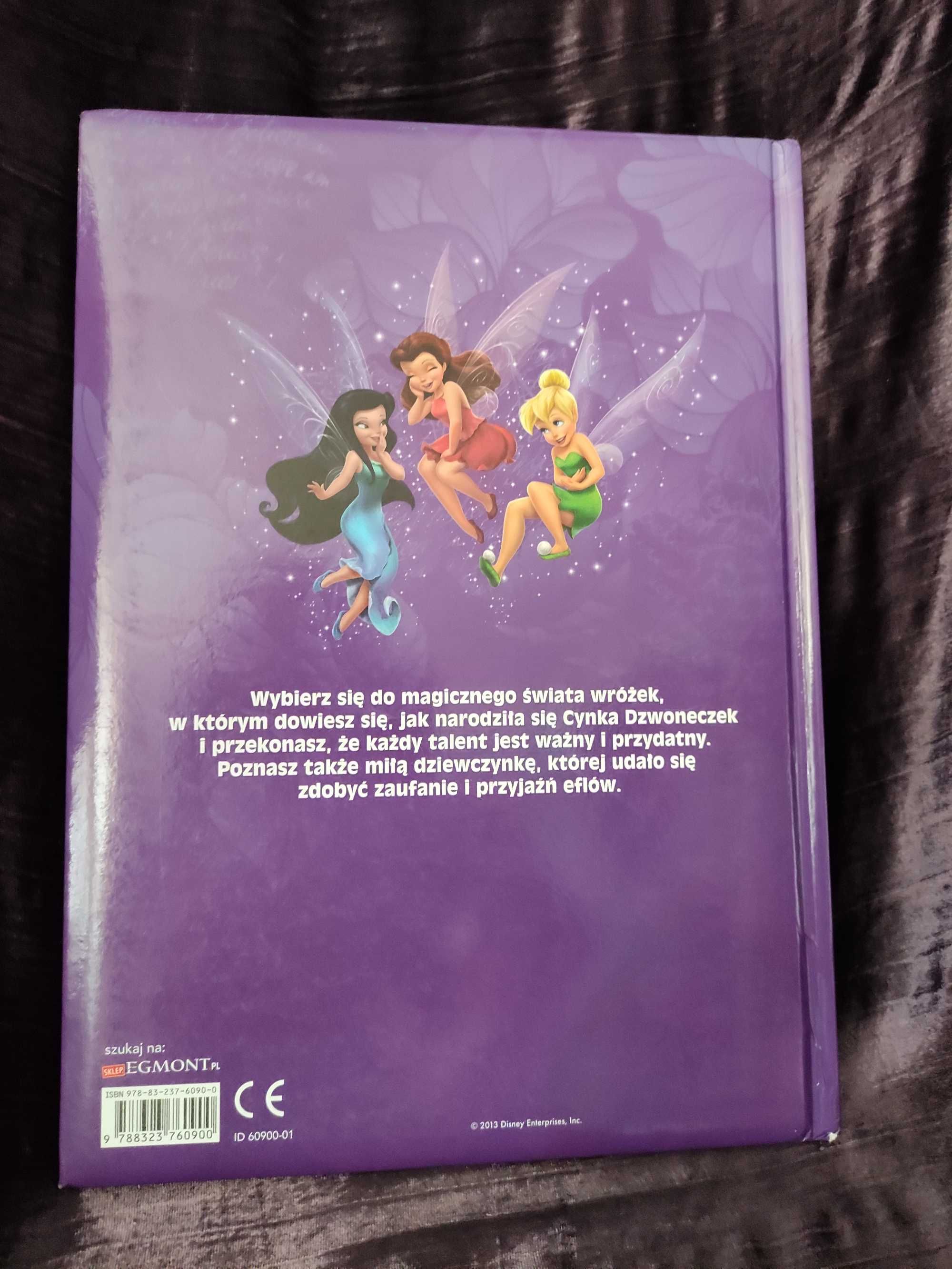 Książka duży format, Dzwoneczek Disney, bajki baśnie twarda oprawa
