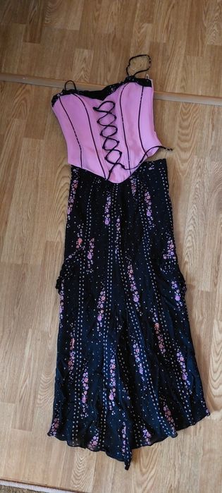 Komplet gorset i spódnica vintage