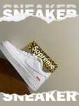 Buty Oryginał Nike Air Force1 Supreme White UnisexTrampki R41