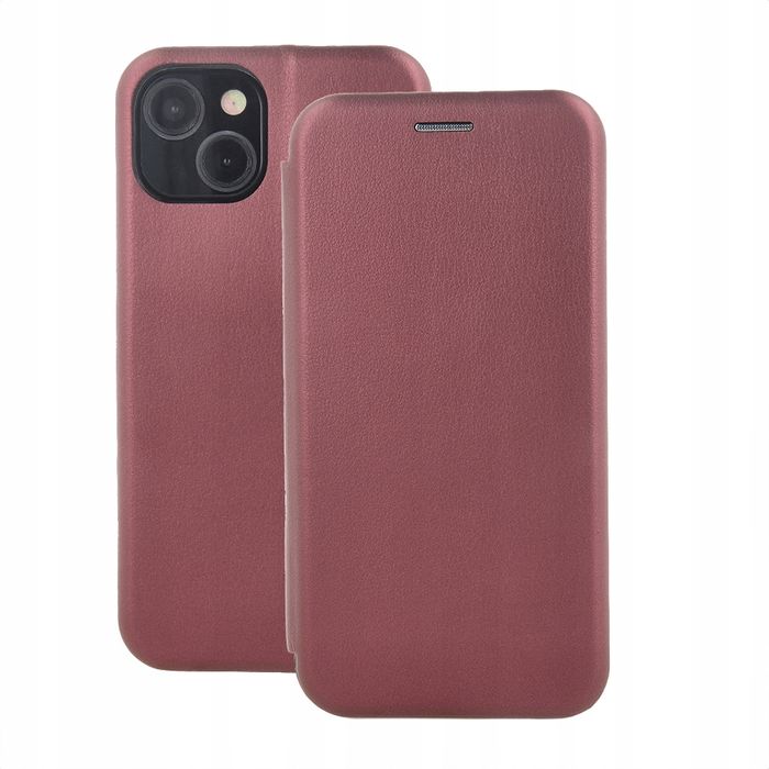 Etui Z Klapką Do Samsung Galaxy A16 5G Burgundowy