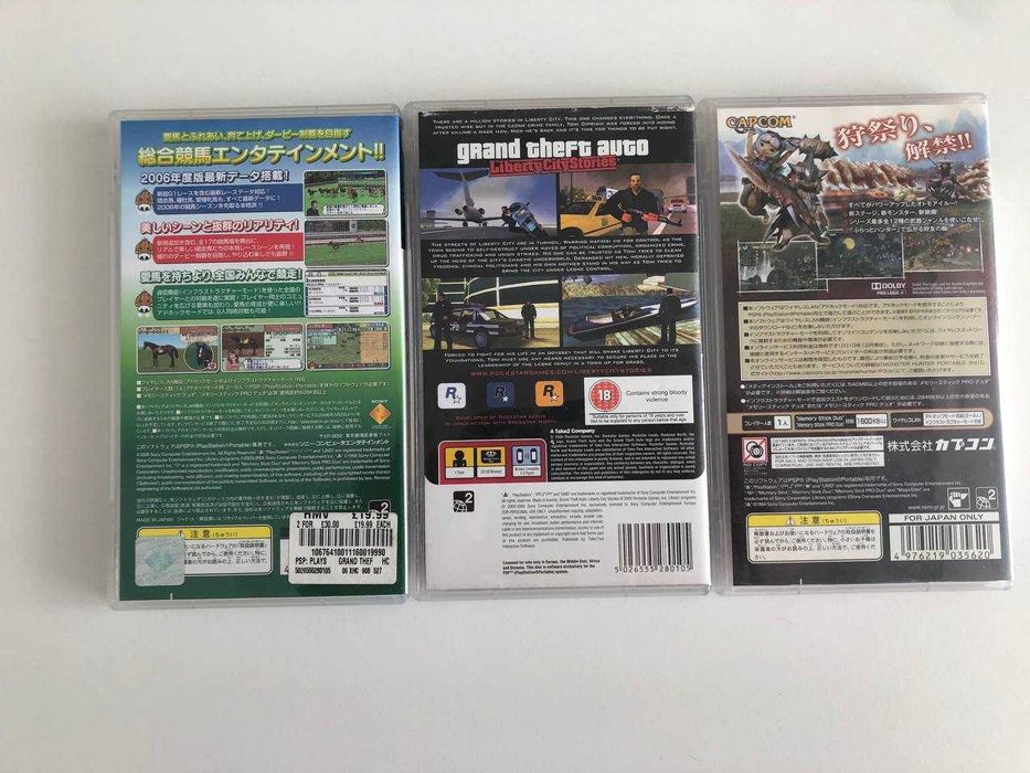 Iгри PSP UMD GTA LCS, Monster Hunter Portable 3rd, Derby Time 2006