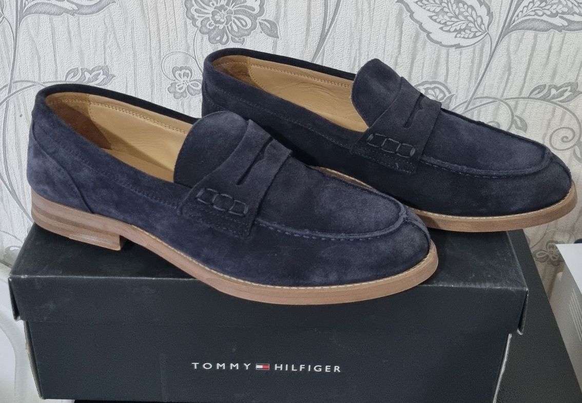 Замшеві мокасини Tommy Hilfiger  (б/в) 41 р.