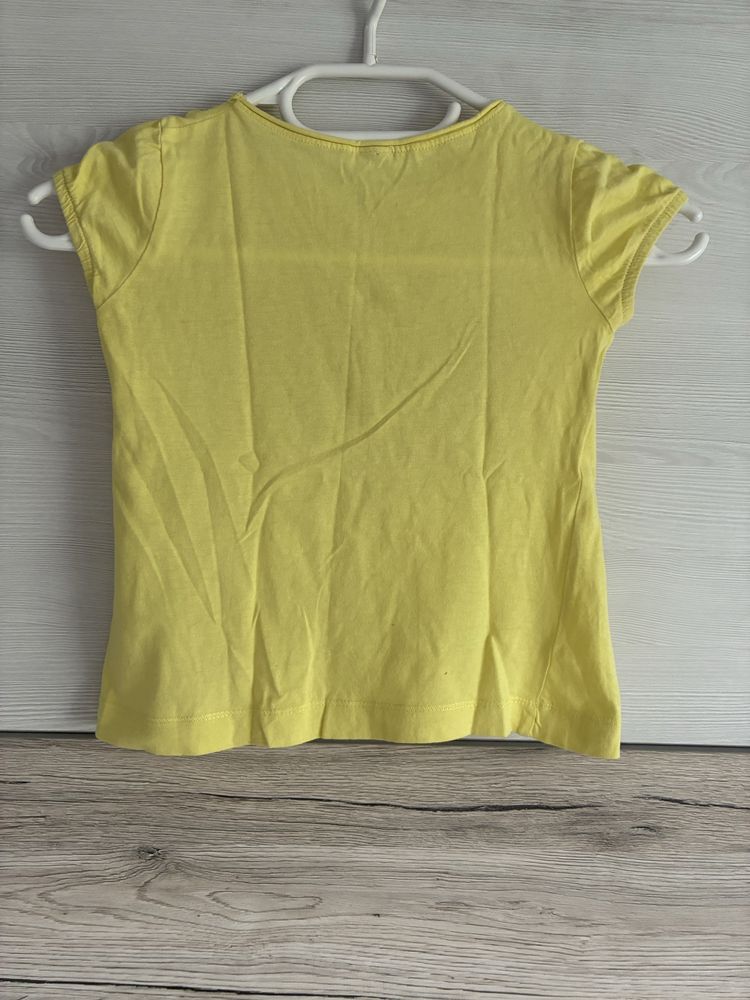 T-shirt bluzeczka z krótkim rękawkiem dziewczęca