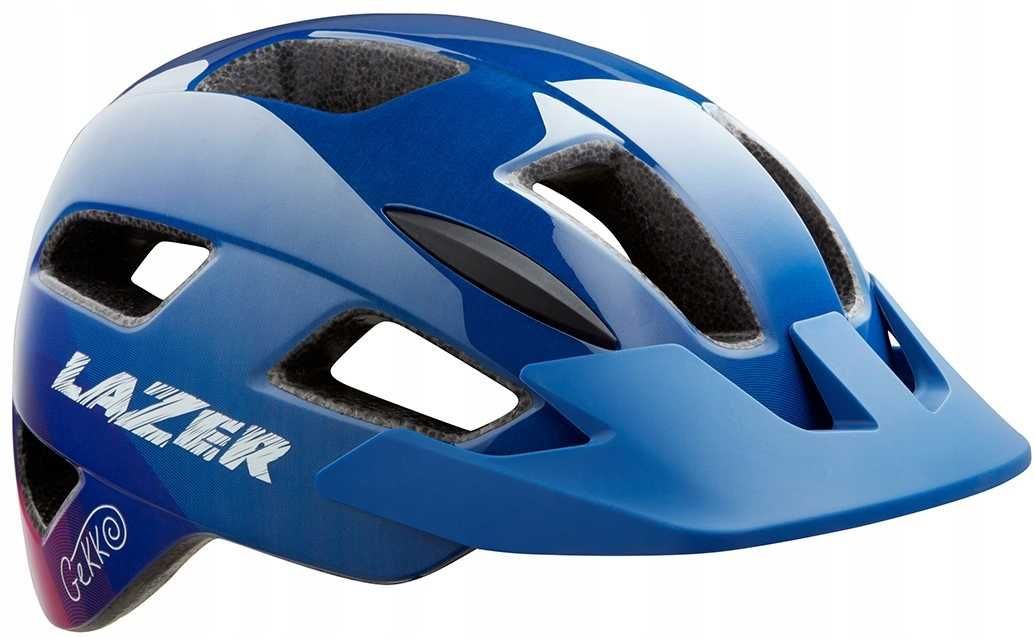 Kask rowerowy Lazer Gekko Niebiesko Różowy 50-56 #53