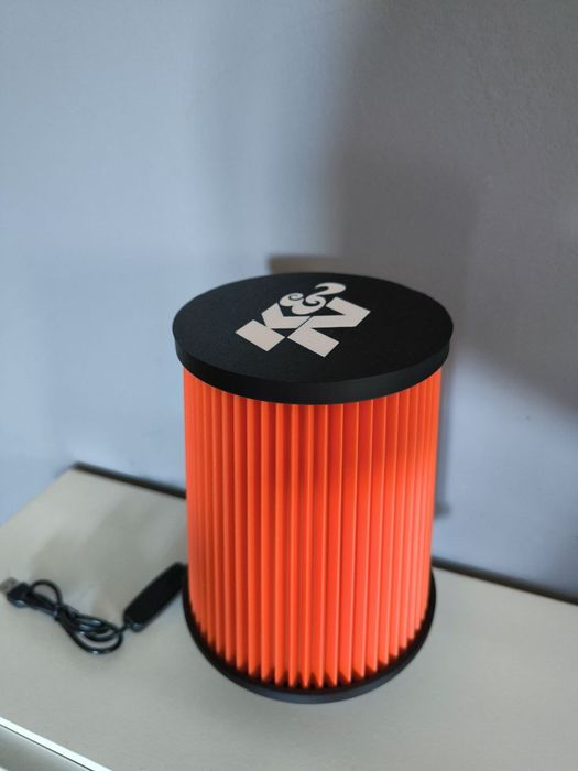 Luminária estilo Filtro K&N