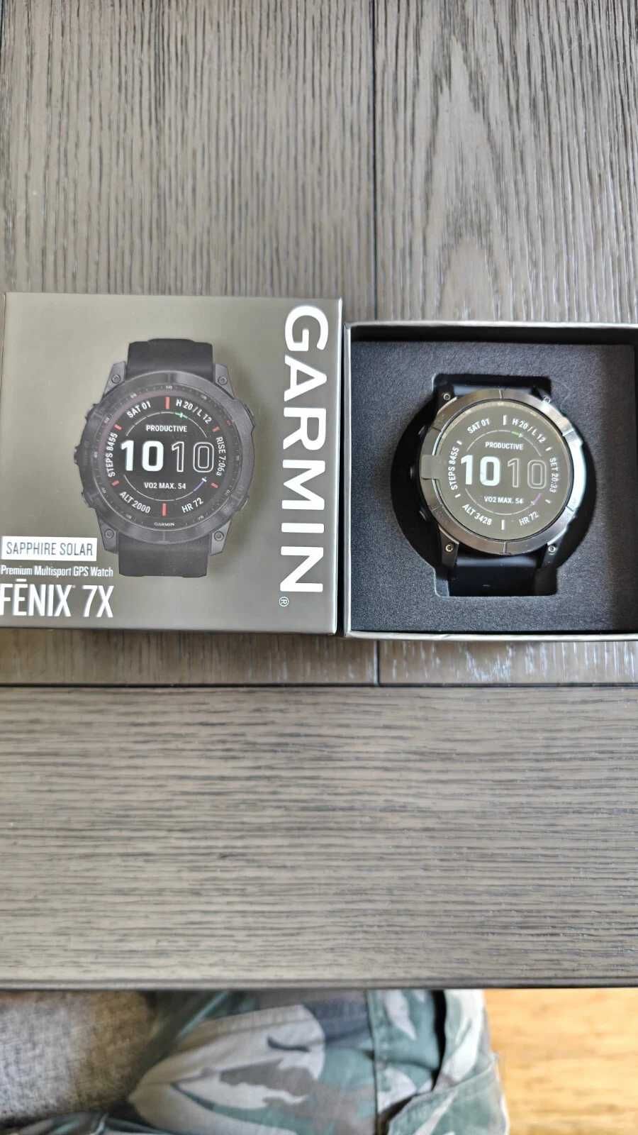 Garmin Fenix 7x Sapphire Edition