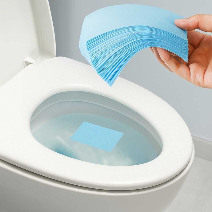 Сухие растворимые салфетки-пластины для уборки и чистки унитаза 30 шт