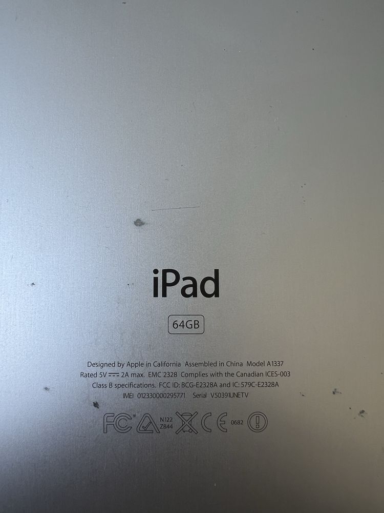 Ipad, старі телефони на деталі, на запчасти, Apple iPad A1337 64G