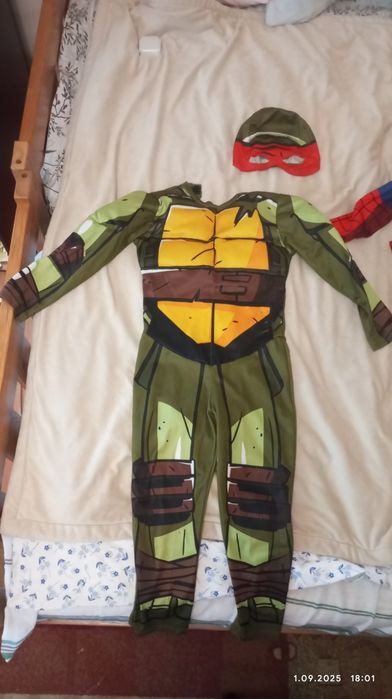 Kostium spider Man i żółw ninja