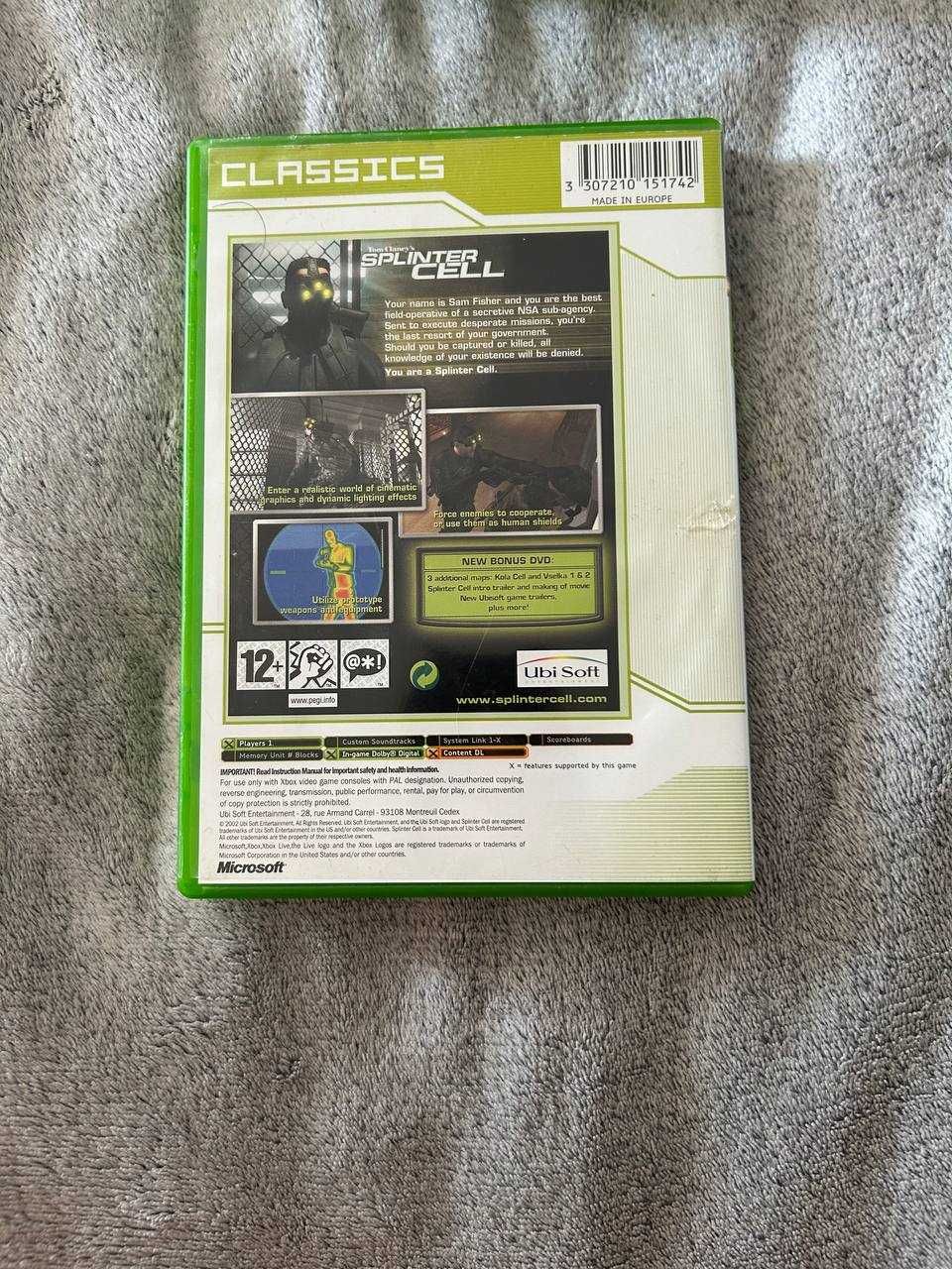 Tom Clancy's Splinter Cell na Xbox Original