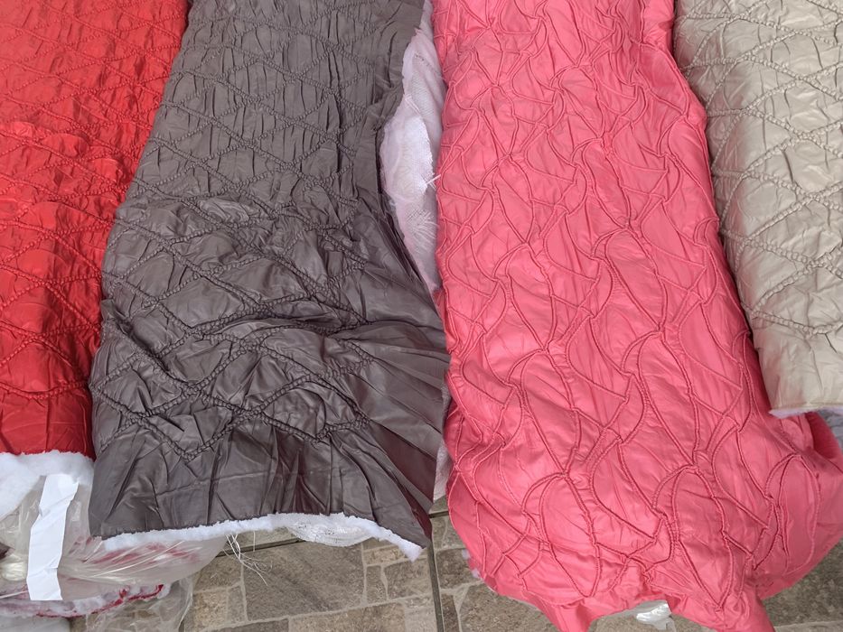 Ткань опт / плащёвка стёганная на силиконе - от 5 м