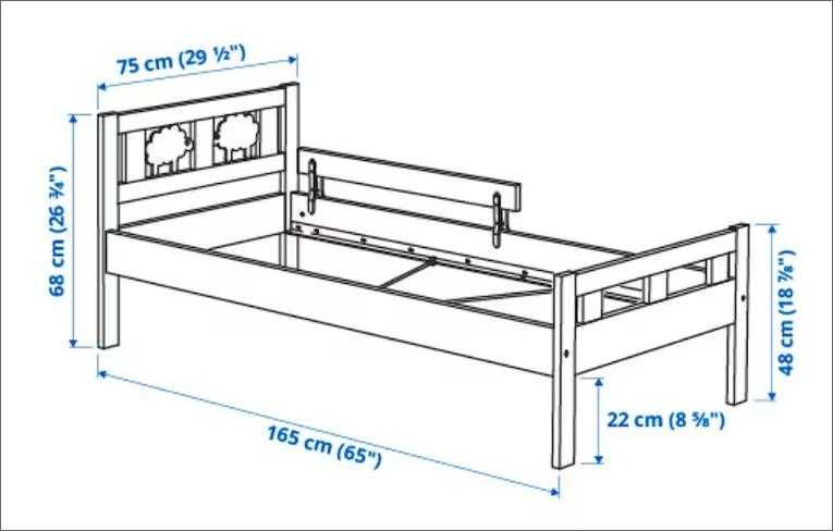 Cama para criança com colchão