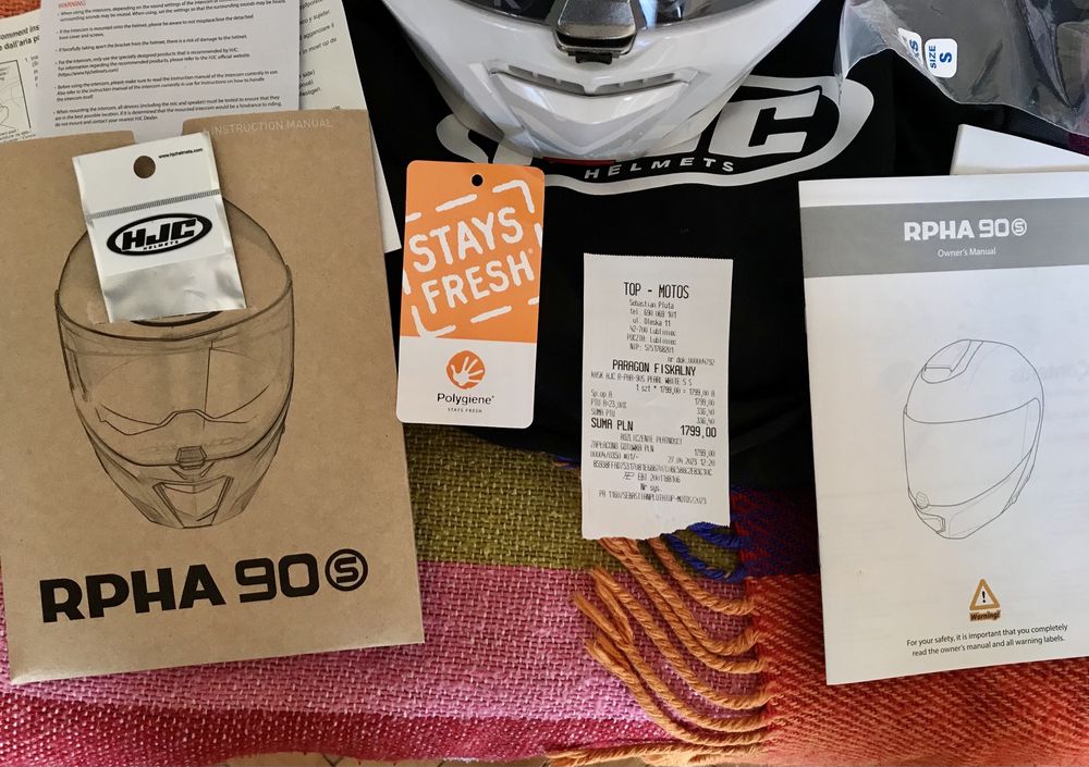 Kask szczękowy HJC RPHA 90s rozm. S, niska waga, stan bdb