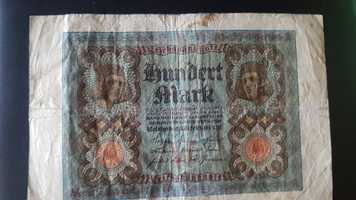 100 marek niemieckich-Hundert mark ,1920