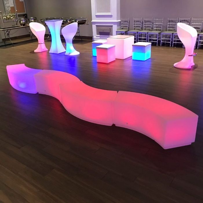 Mobiliario led decoração