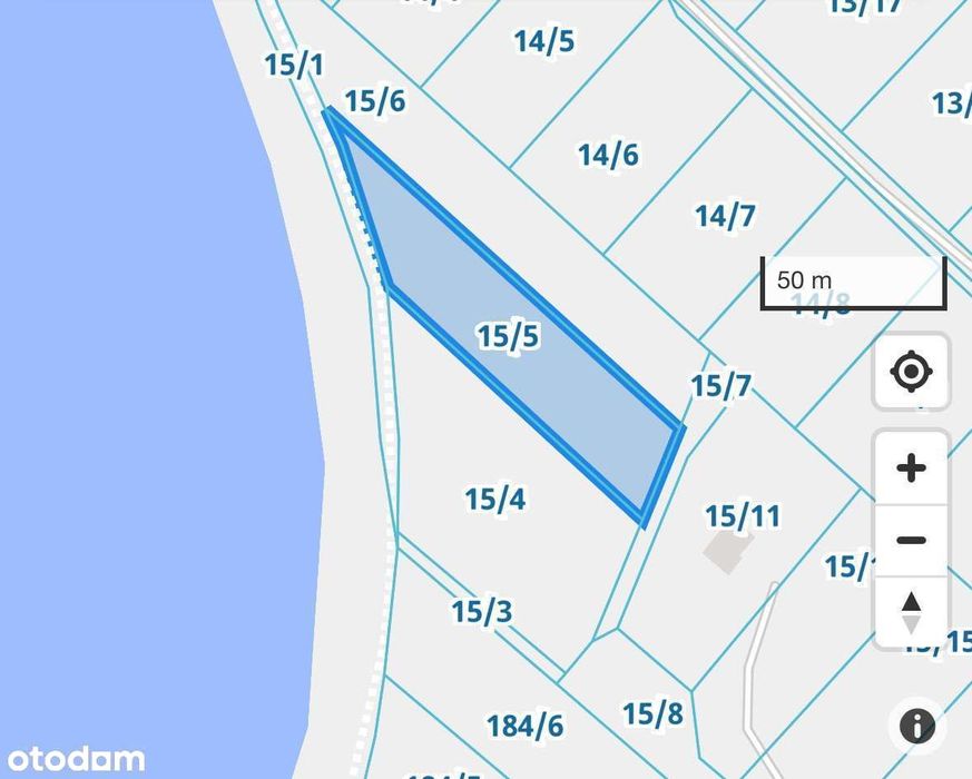 Urocza działka nad jeziorem