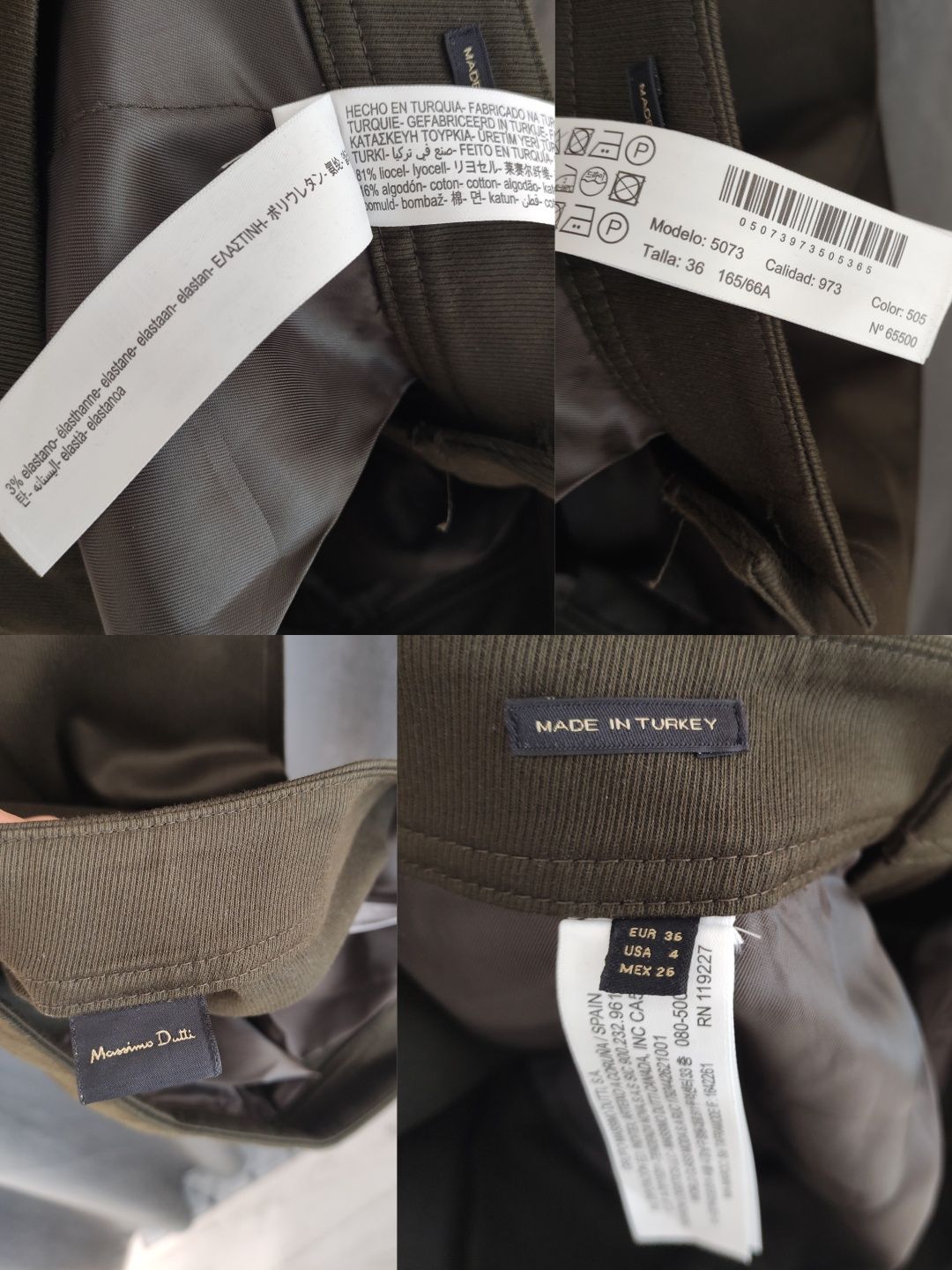 Massimo dutti Широкі штани зі стрілками С-М