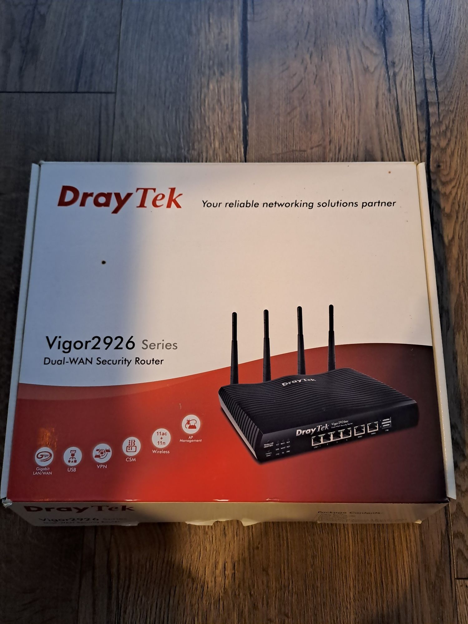 Router modem vigor 2926 dray tek wifi