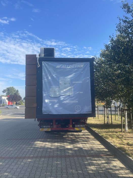 Transport HDS 8 ton. 14 metrów. Trawers. Kat2. Gabaryty 320x330x800cm