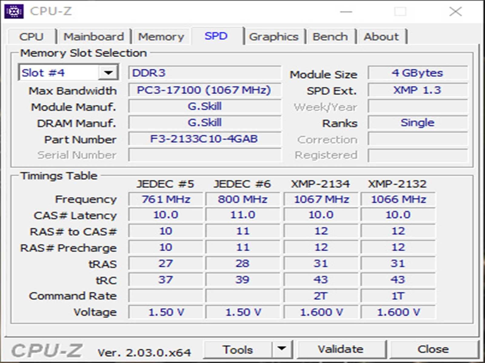 DDR3 8GB G.SkiLL Ares 2133 -Komputer