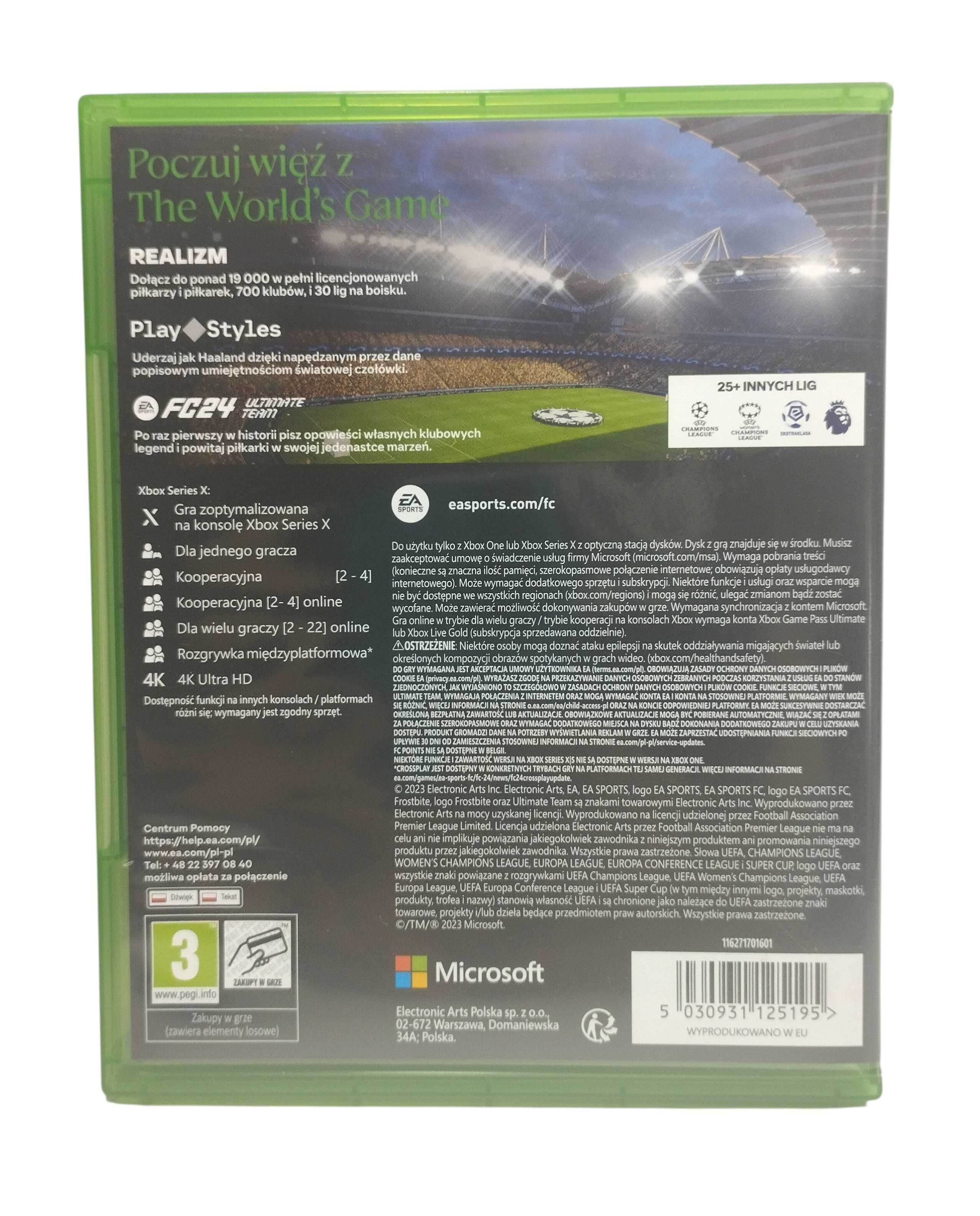 Gra FC24 Xbox One