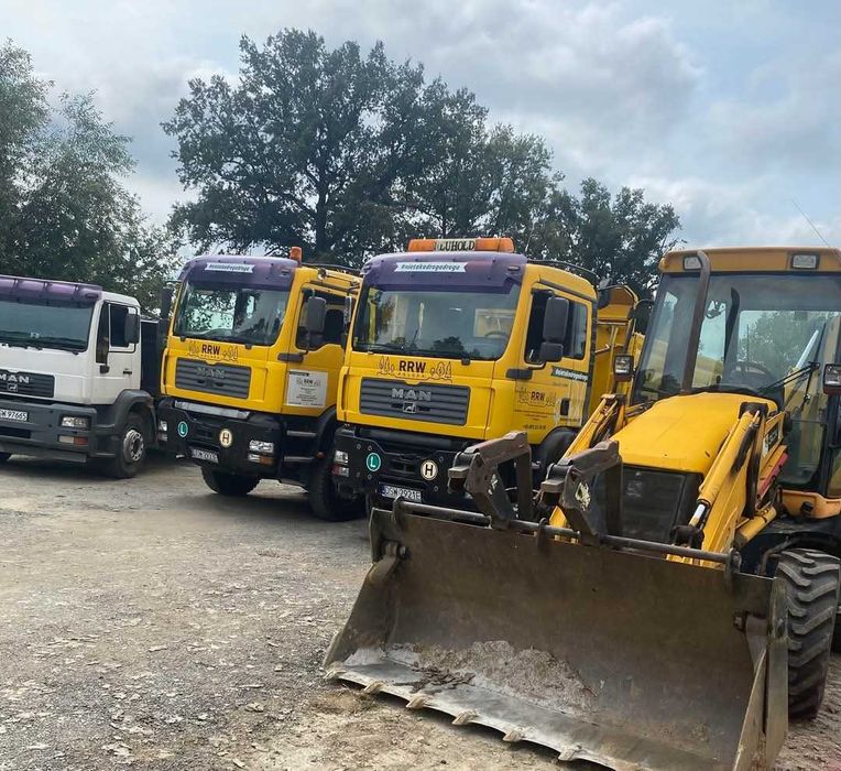 Transport wywrotka sprzedaż piasek kruszywo ziemia