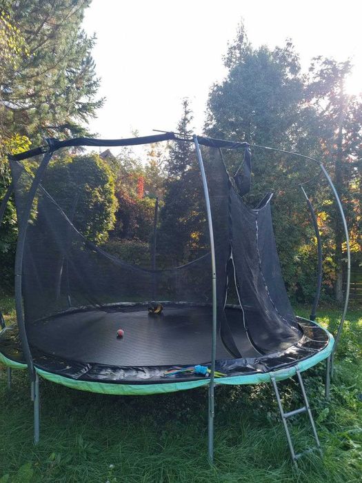 Trampolina ogrodowa Zipro z siatką wewnętrzną 10FT 312cm (Uszkodzona)