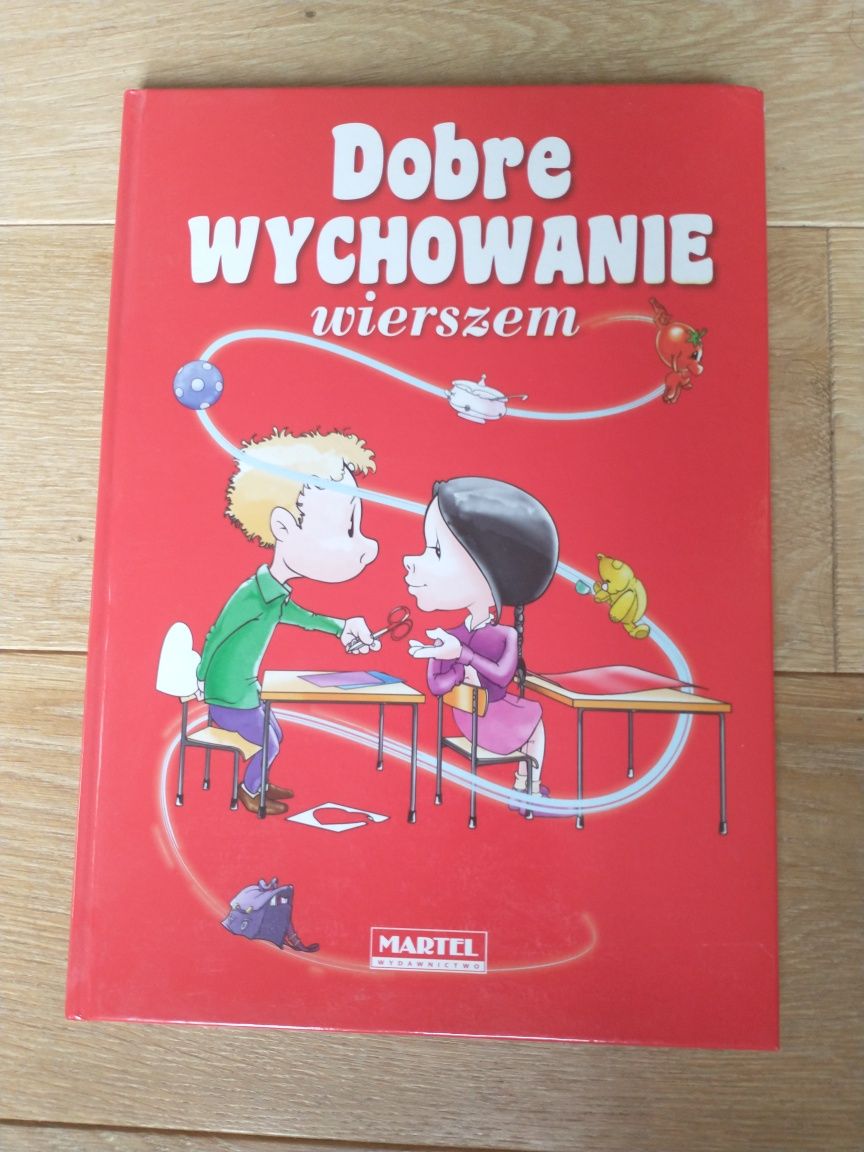 Książka "Dobre wychowanie wierszem" w twardej okładce