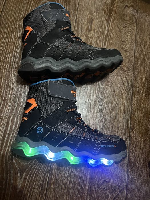 Дитячі зимні термо сапоги 33 р, 23 см skechers