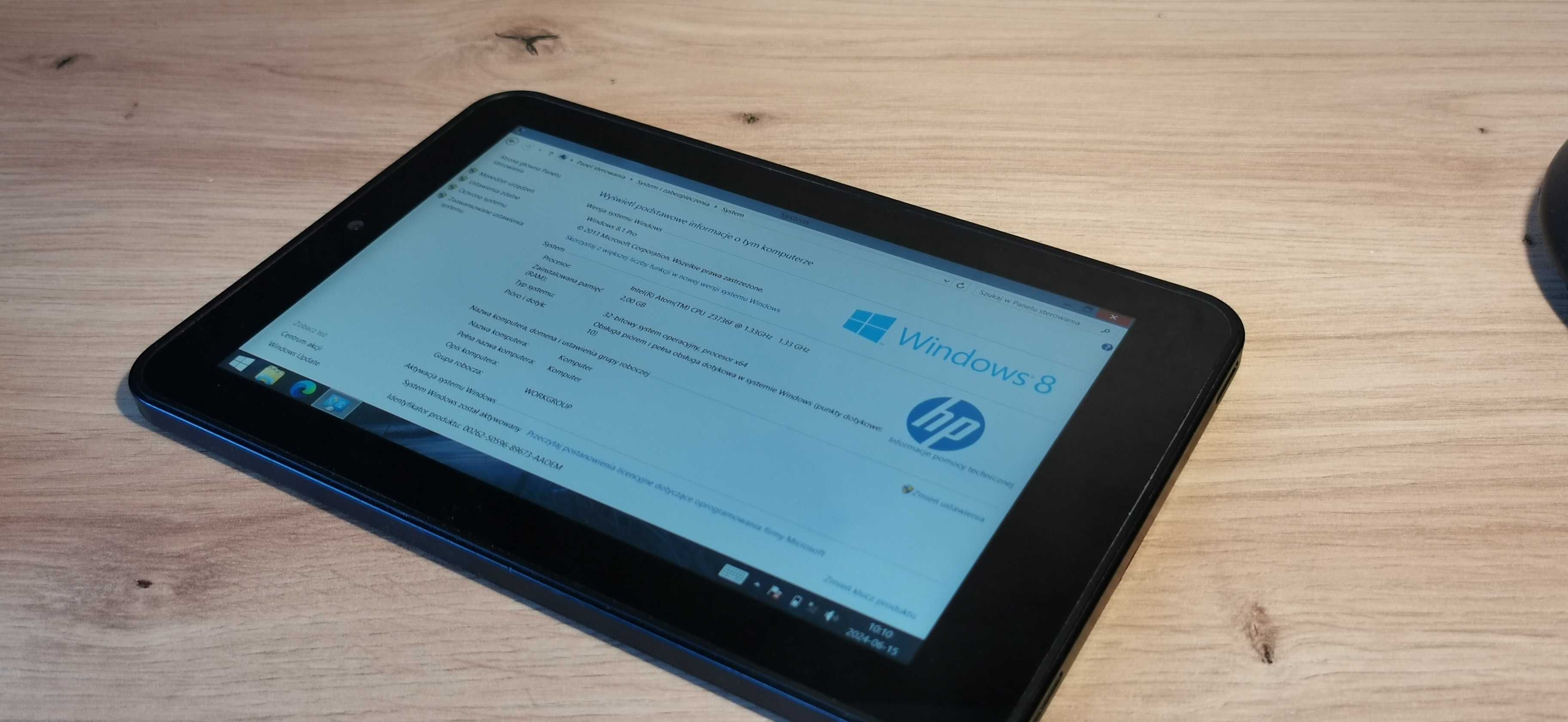HP Tablet Pro 408 Intel Atom Z3736F/2GB Ram/32GB /Windows 8 #001