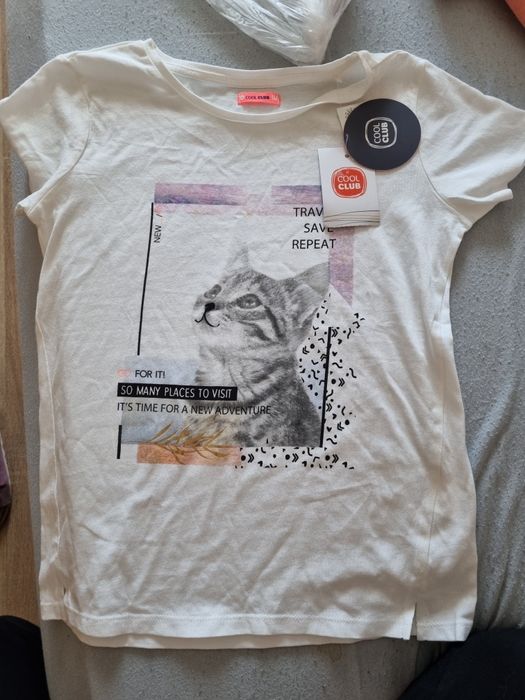 NOWA bluzka T-shirt koszulka 146 cool club Smyk
