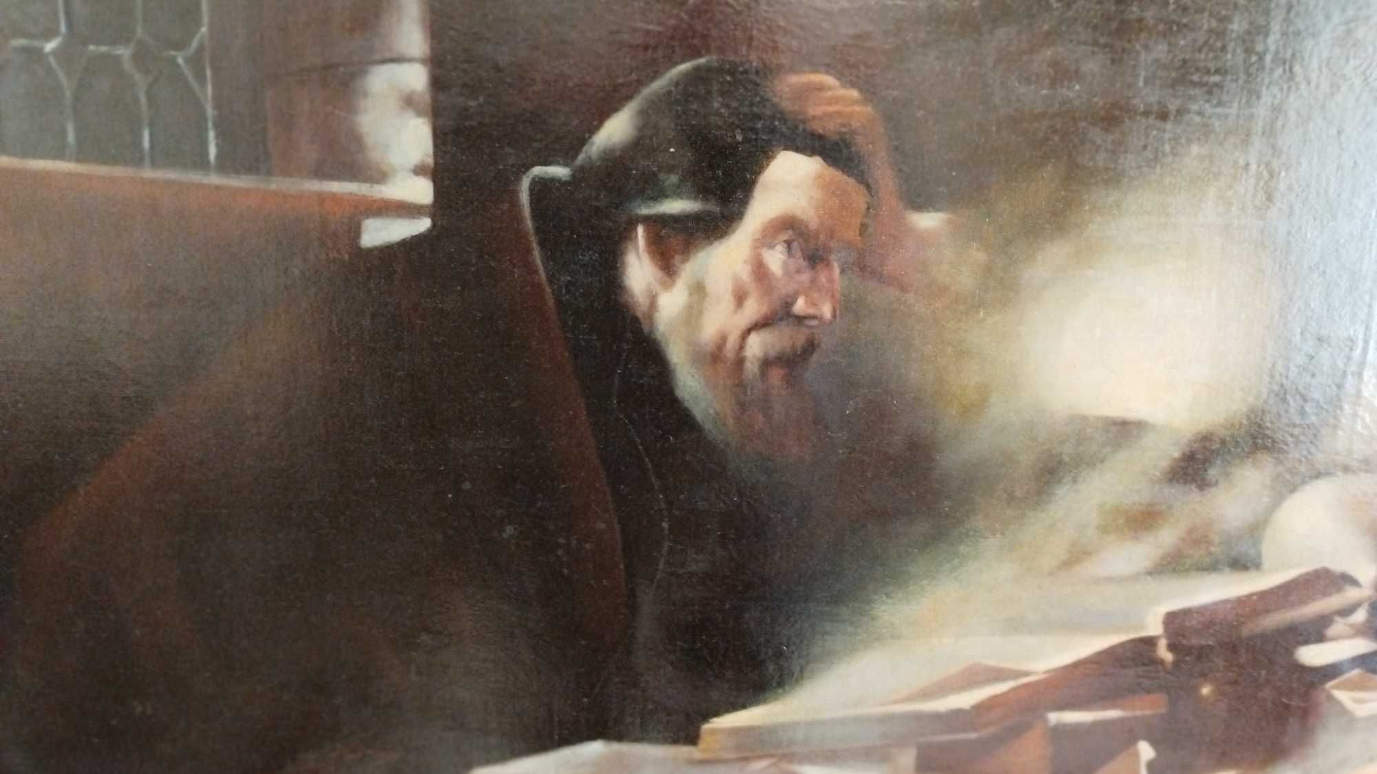 Антикварна картина, живопис маслом, підписна, Франсішек Жмурко