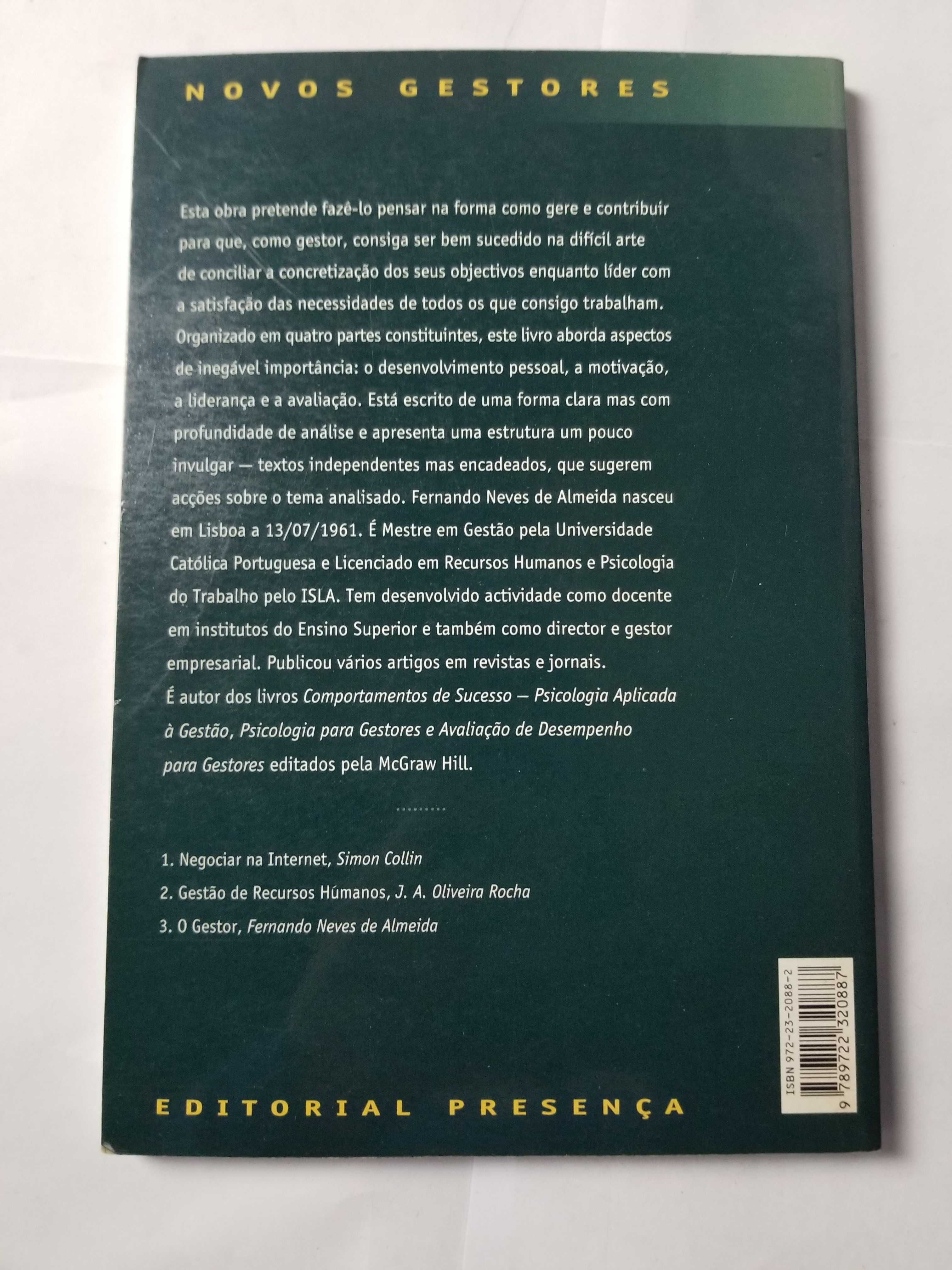 Livro Ref-PVI - Fernando Neves de Almeida - O Gestor A arte de Liderar