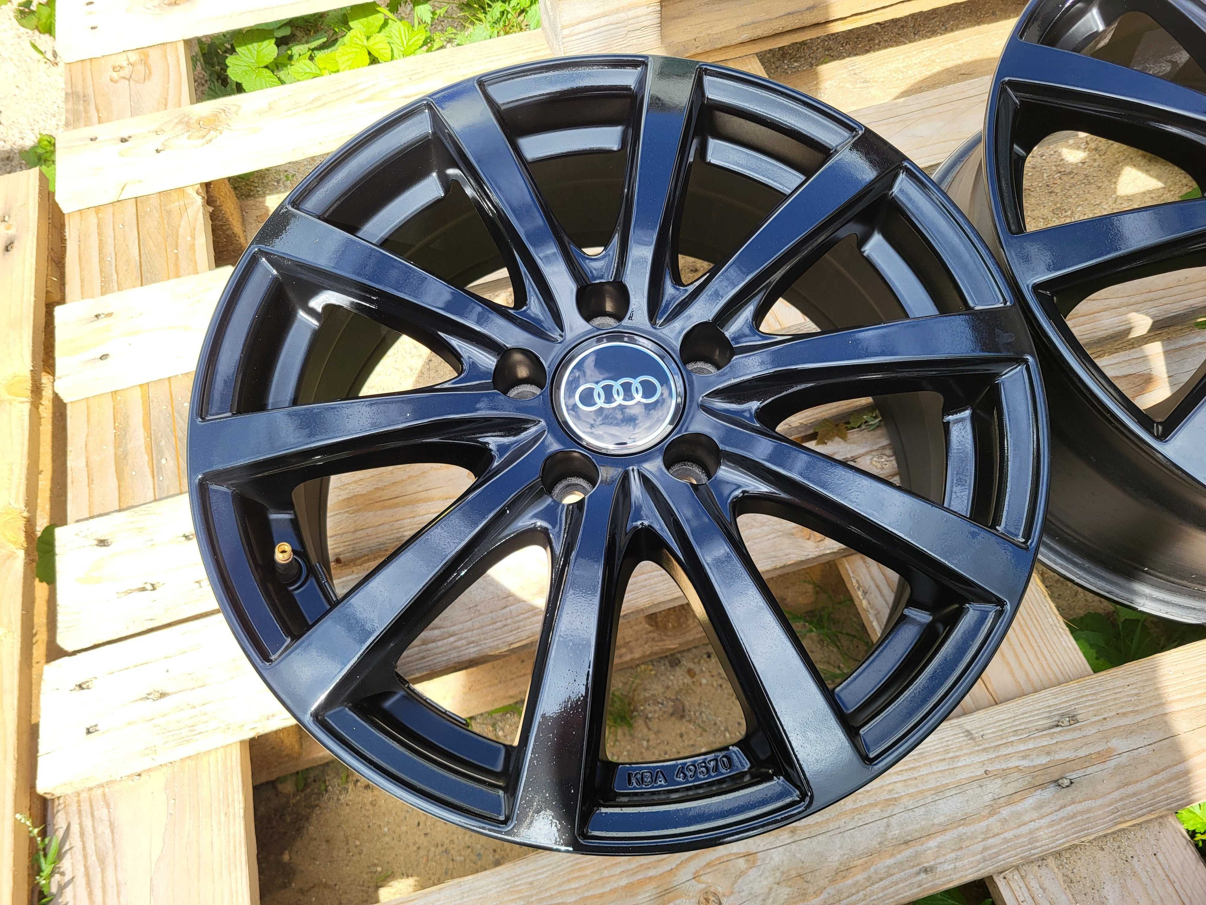 [1137] Felgi aluminiowe 17 Cali 5x112 7J ET40 Audi A3 A4 BLACK Edition