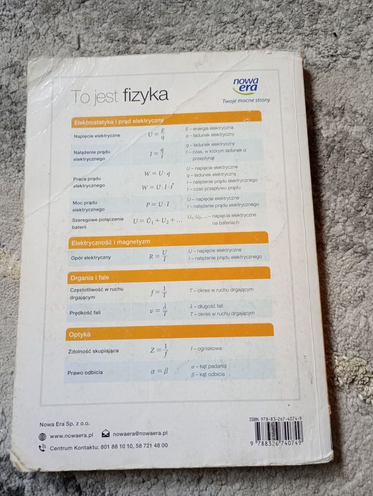 To jest fizyka klasa 8