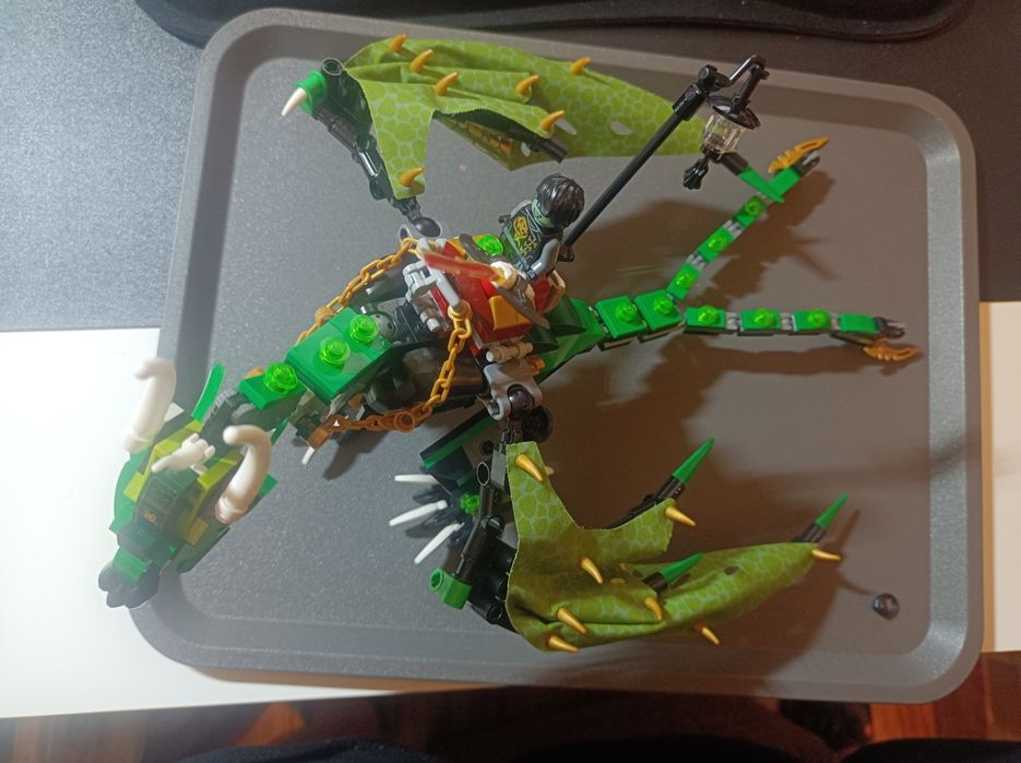 70593 LEGO ninjago zielony smok plus jeden ninja
