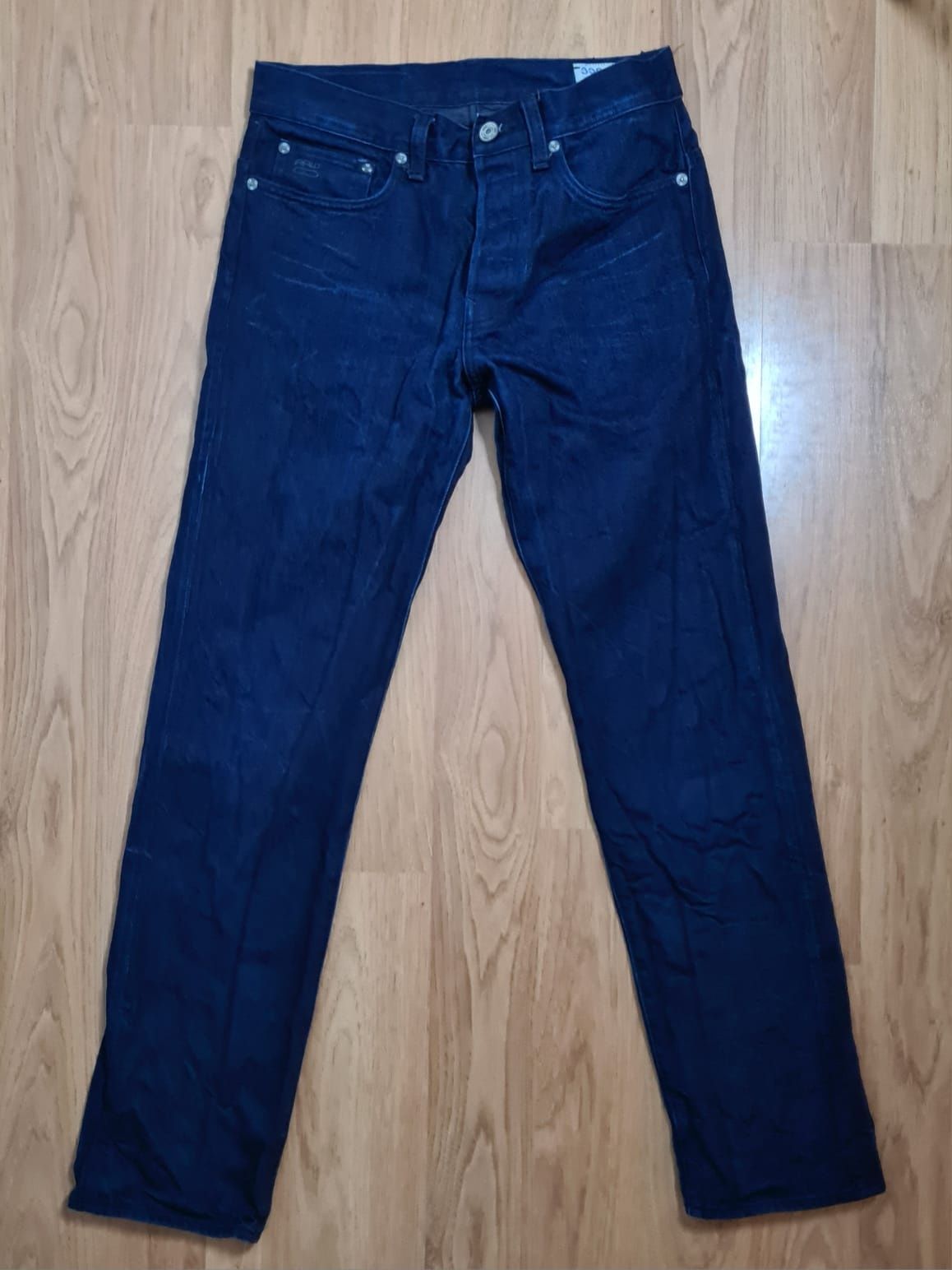 G-Star RAW męskie jeansy 29x32 3301 straight granatowe