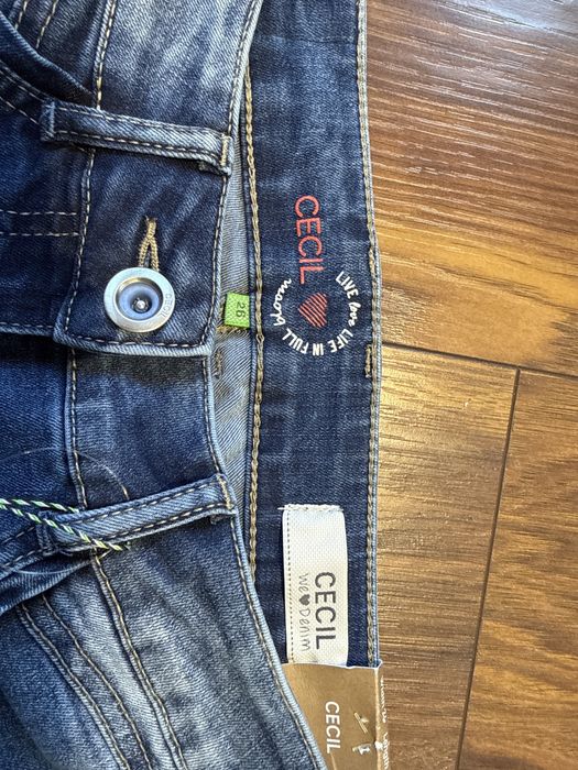 Jeansy cecil 26 długość 30 nowe
