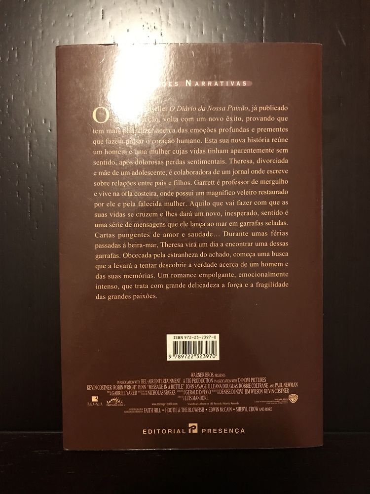 Nicholas Sparks - As palavras que nunca te direi [portes grátis]