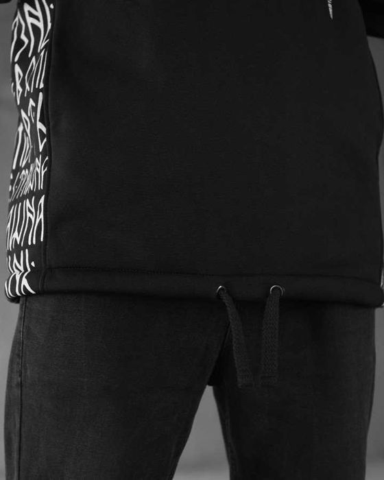 Стильне чоловіче худі “Doberman” на флісі  оверсайз, Без передоплати!