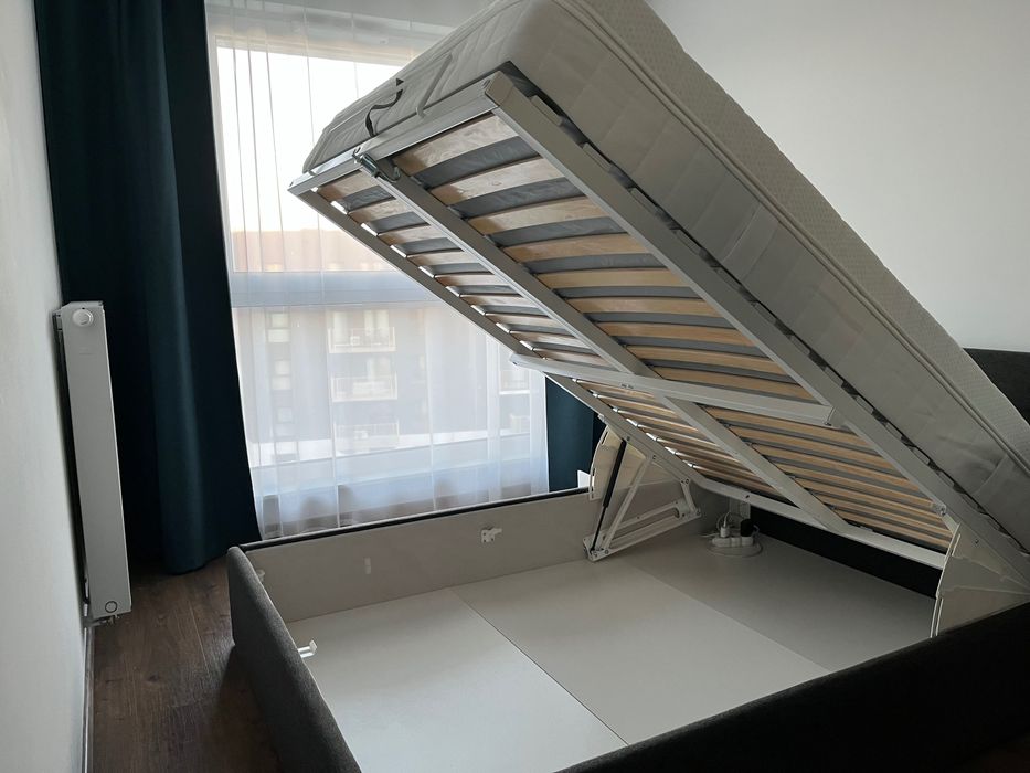 Łóżko z materacem JAK NOWE 140x200 IKEA