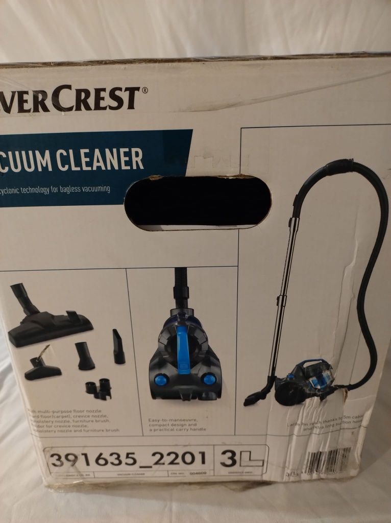 Bezworkowy odkurzacz podłogowy 850W SilverCrest