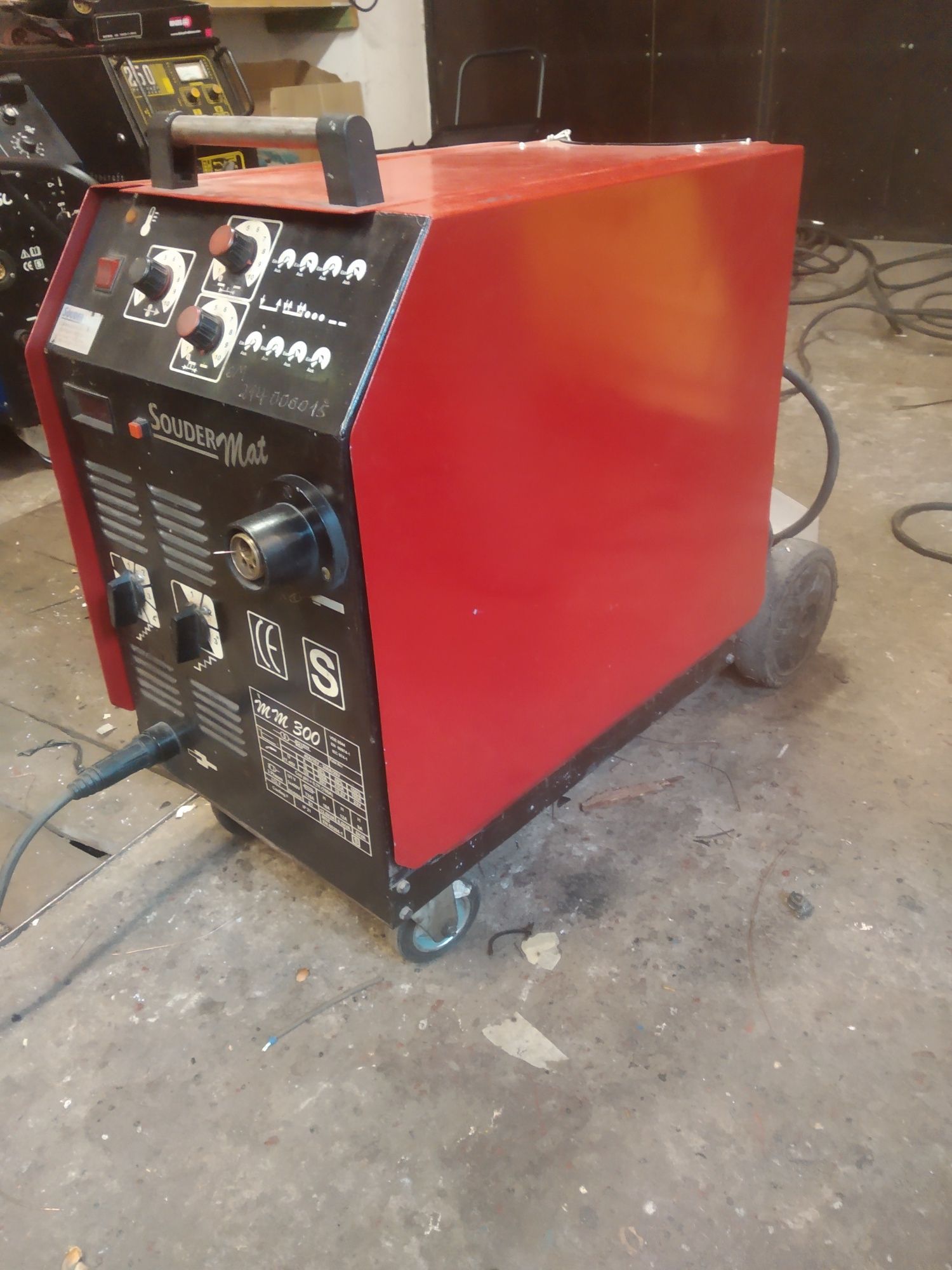 Migomat spawarka Soudermat mm300 4x4  380v polautomat migag 300A