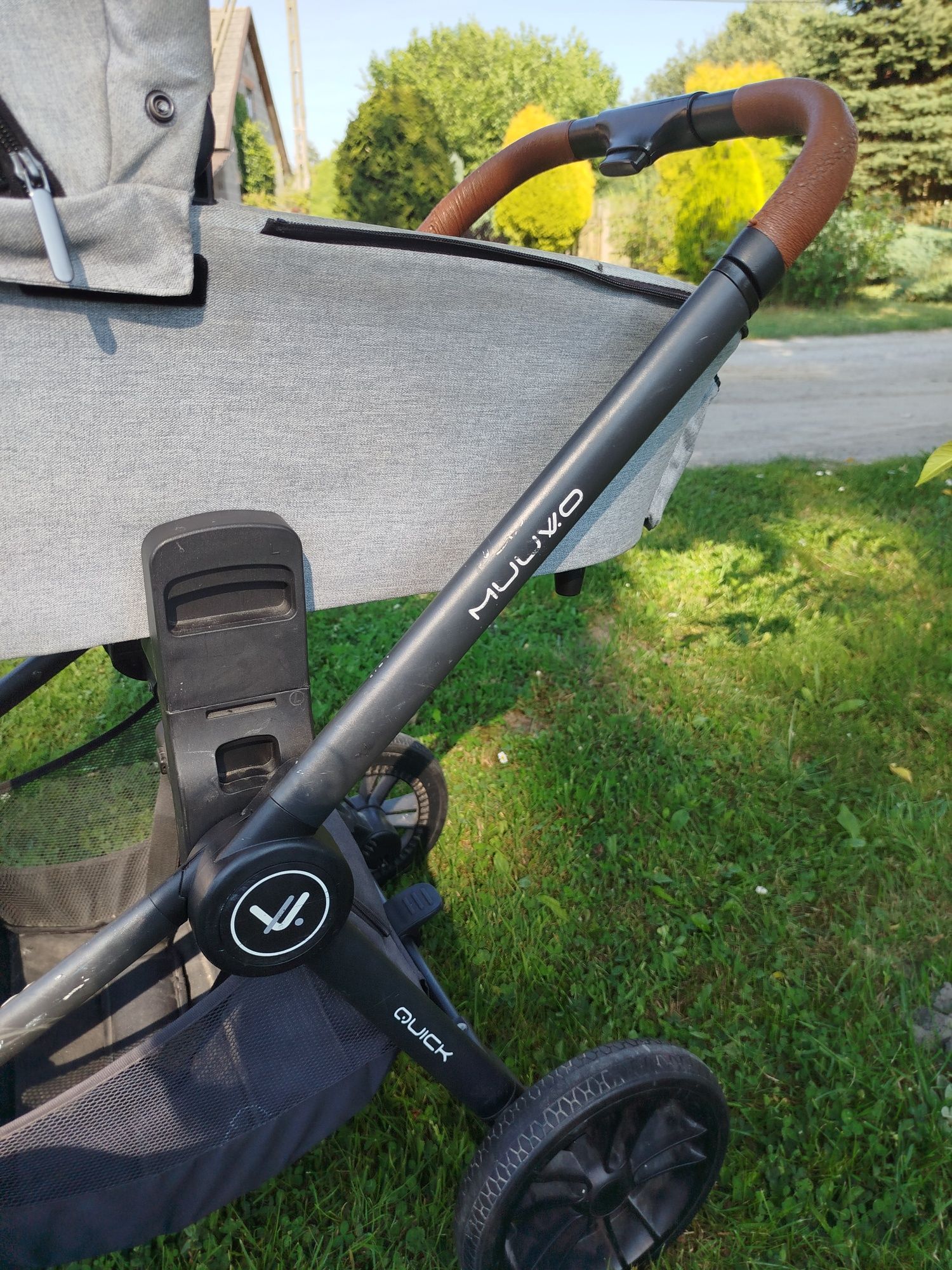 Wózek muuvo quick 2w1 plus fotelik i baza