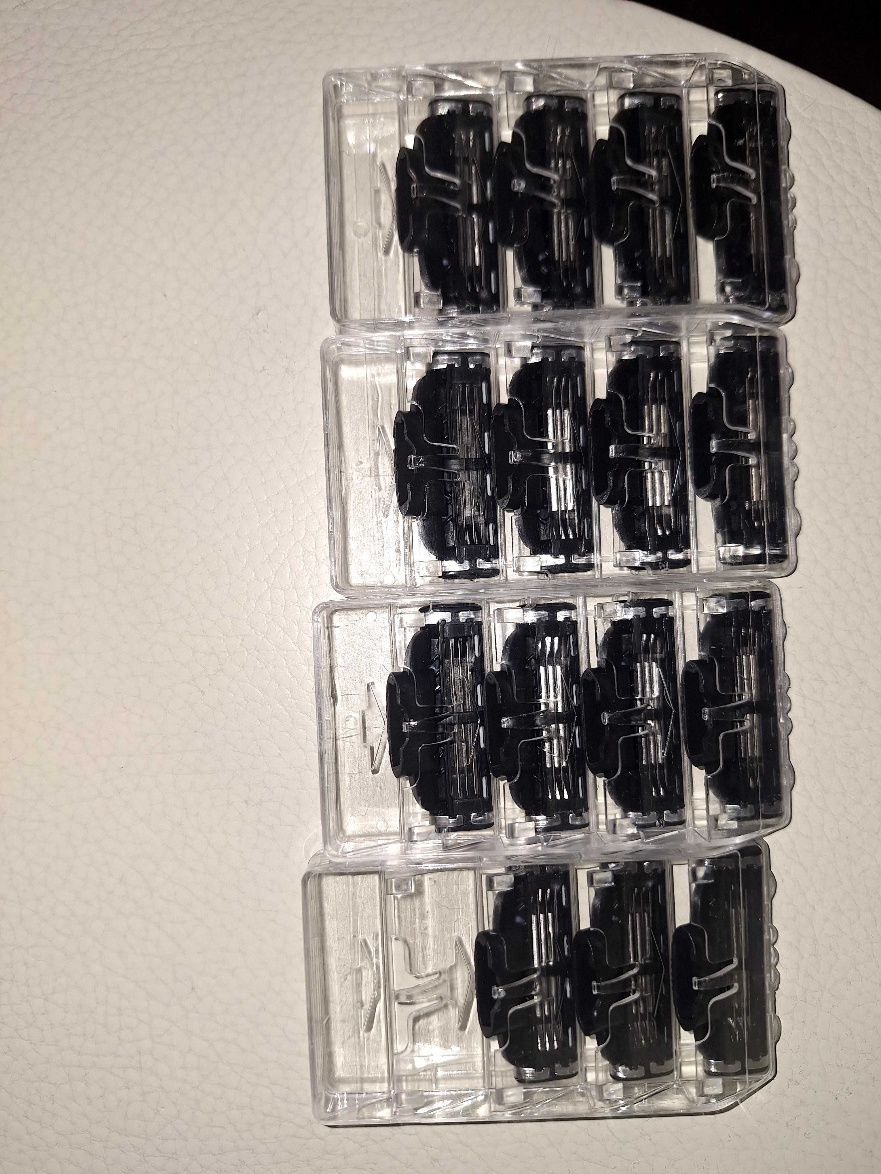 NOŻYKI Gillette Mach3 wkłady ostrza 15 szt nakładki na maszynkę x 15