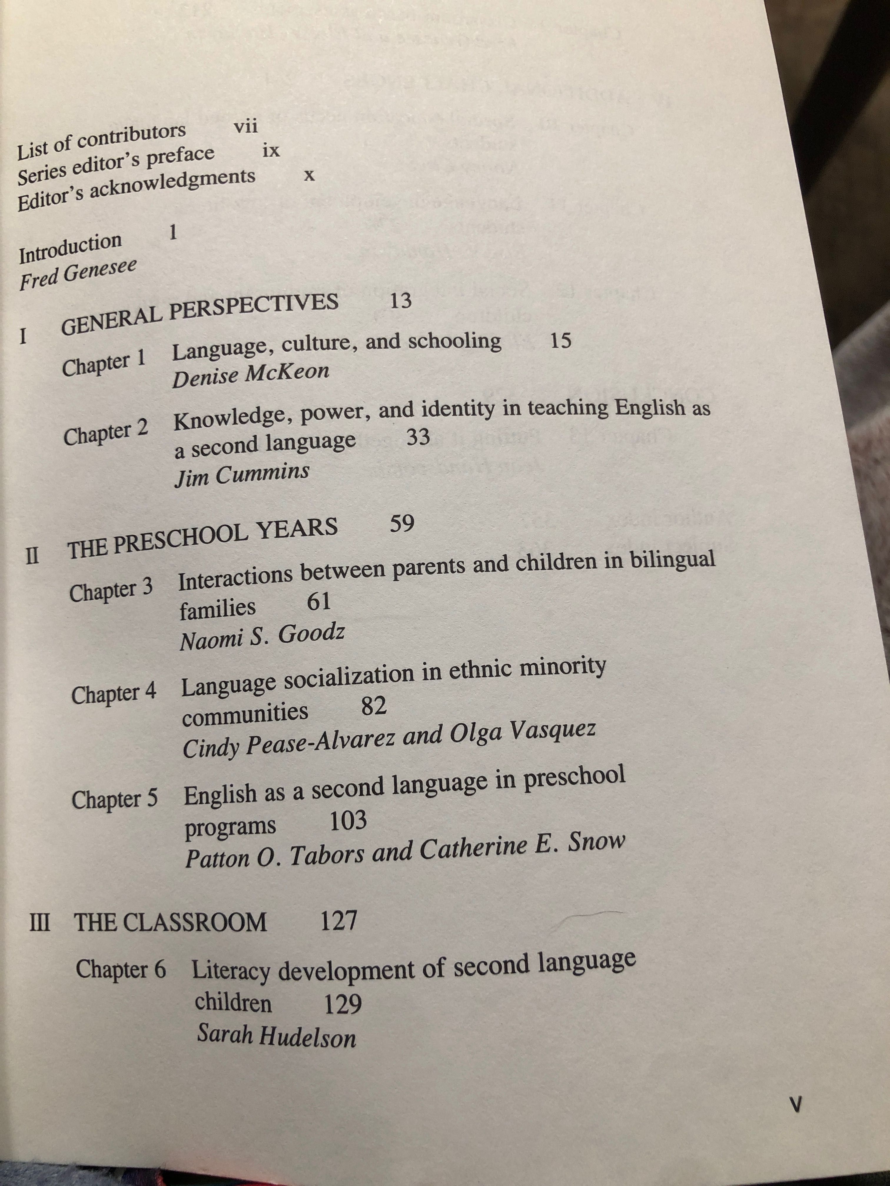 Educating Second Language Children