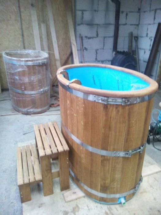 Купель горячая,холодная. Полипропиленовая вставка.